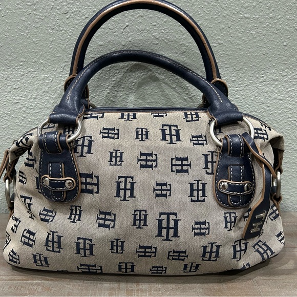 Vintage Authentic Tommy Hilfiger Satchel Handbag - Picture 3 of 10